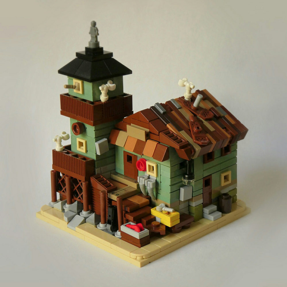 Micro Old Fishing Store