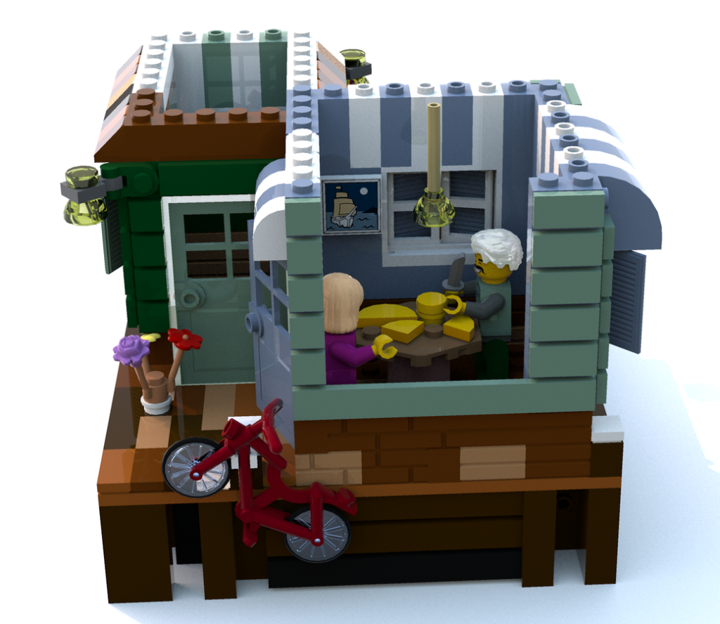 LEGO Ideas Cheese and Flower Market