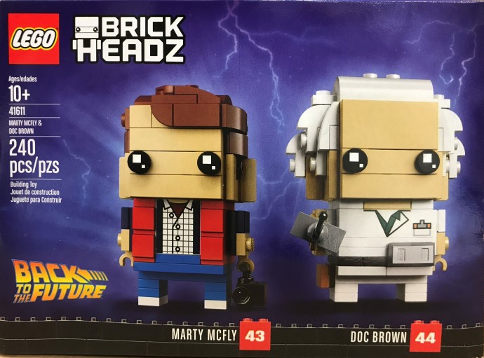 LEGO BrickHeadz 41611 Marty McFly and Doc Brown