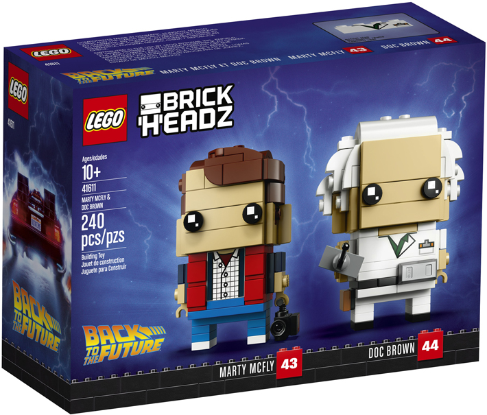 LEGO BrickHeadz 41611 Marty McFly and Doc Brown