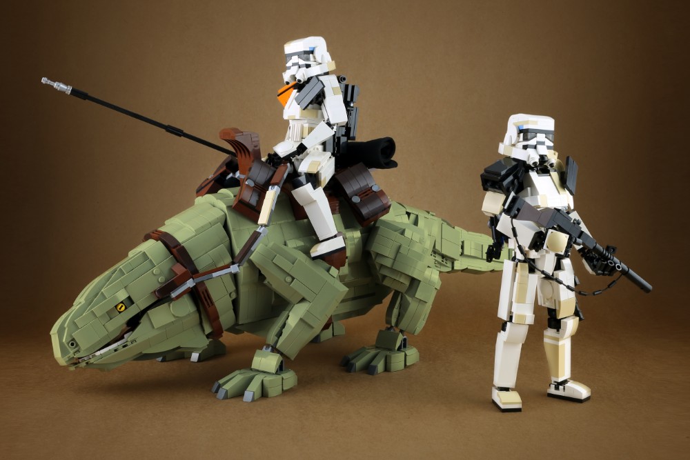 Sandtrooper and Dewback