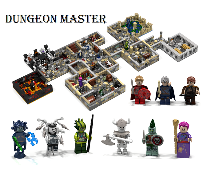 LEGO Ideas Dungeon Master bereikt 10.000 supporters Bouwsteentjes.info