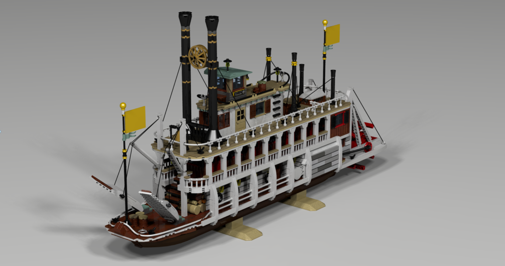 LEGO Ideas Western River Steam Boat