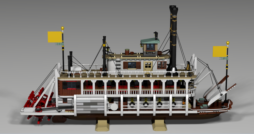 LEGO Ideas Western River Steam Boat