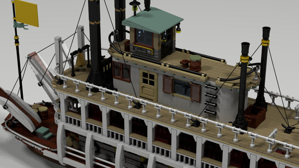 LEGO Ideas Western River Steam Boat