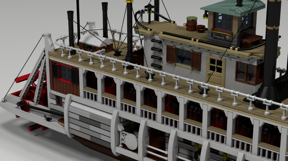 LEGO Ideas Western River Steam Boat