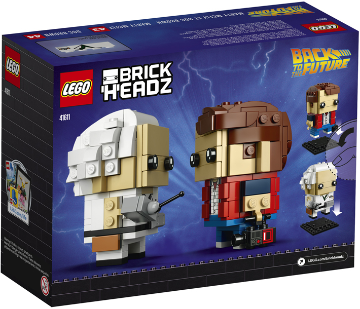 LEGO BrickHeadz 41611 Marty McFly and Doc Brown