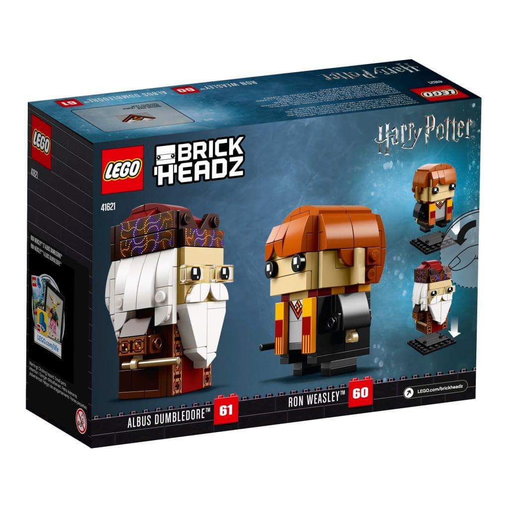 LEGO BrickHeadz 41621 Ron Weasley and Albus Dumbledore