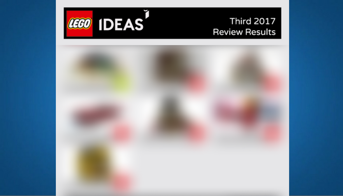 Uitslag derde LEGO Ideas review 2017