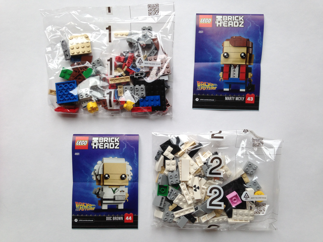 LEGO Brickheadz 41611 Marty McFly and Doc Brown