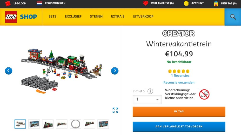 LEGO Creator Expert 10254 Winter Holiday Train