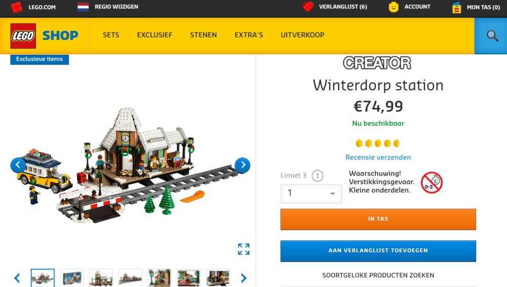 LEGO Creator Expert 10259 Winter Village Station