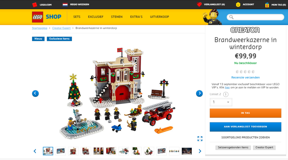 LEGO Creator Expert 10263 Winter Village Fire Station