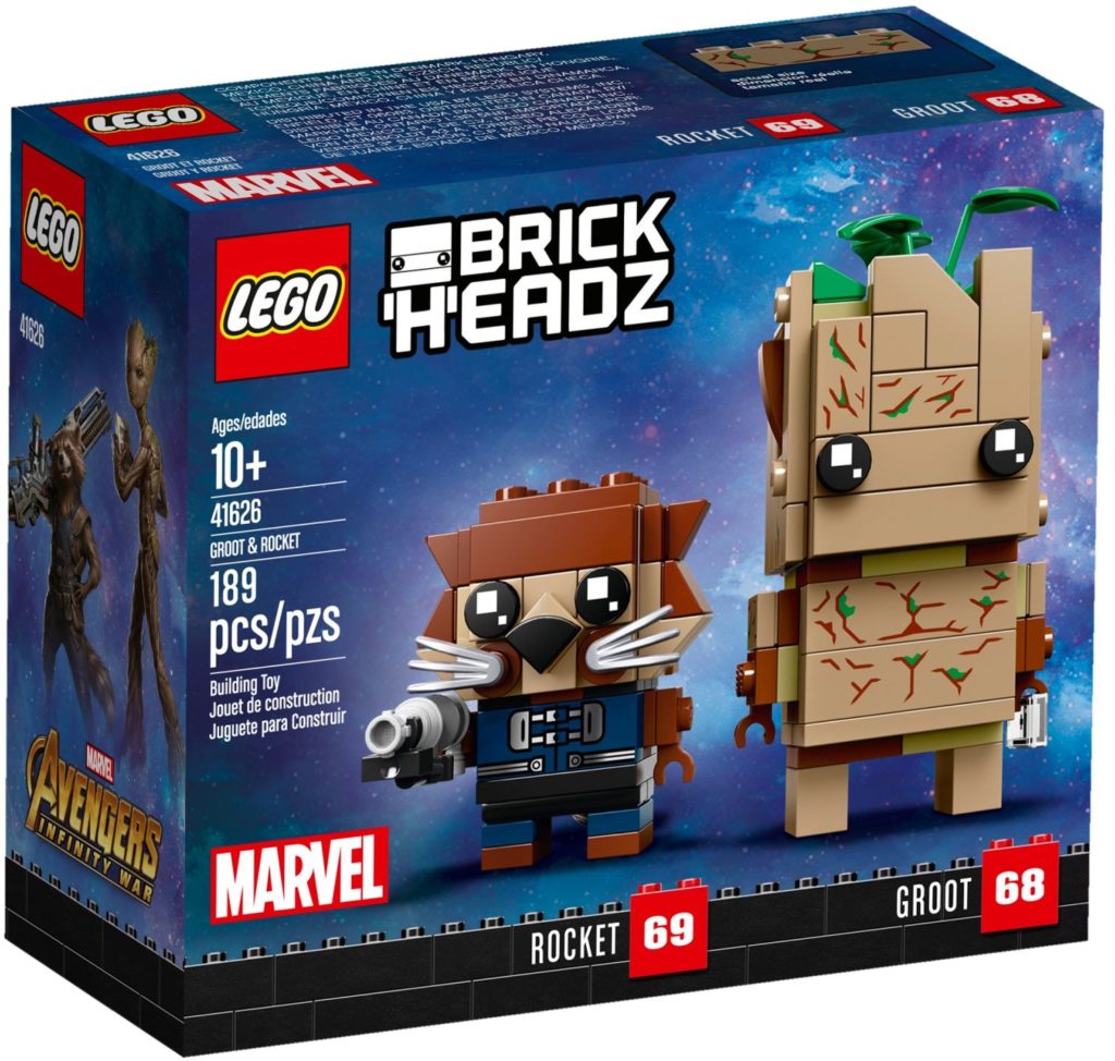 LEGO BrickHeadz 41626 Groot and Rocket