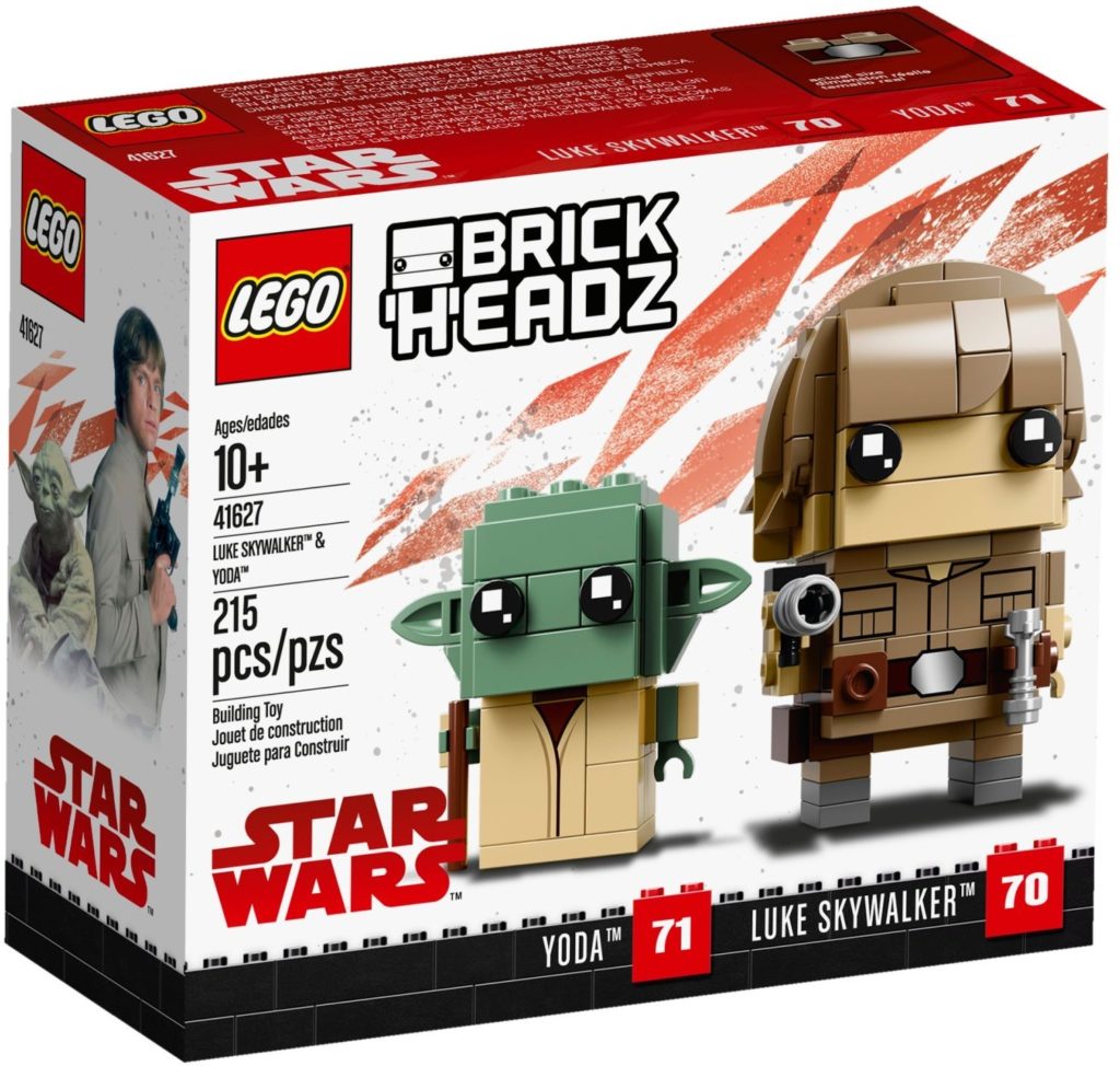 LEGO BrickHeadz 41627 Yoda and Luke