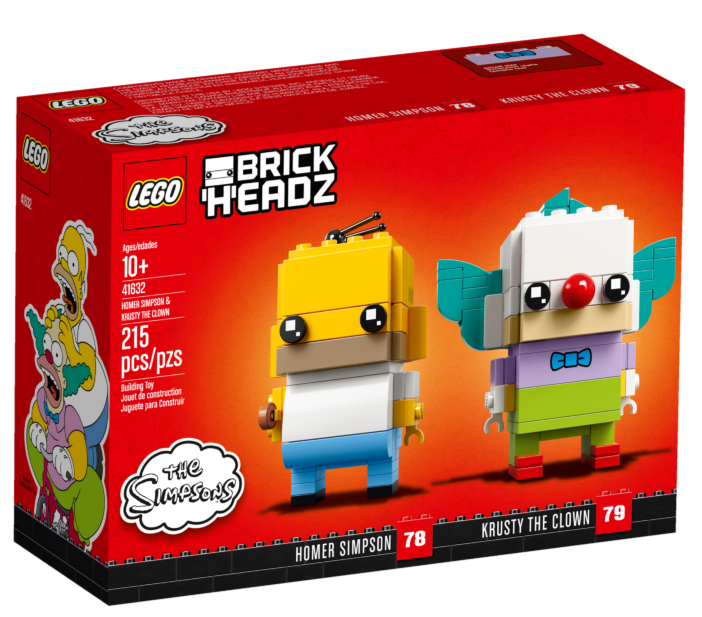 LEGO BrickHeadz 41632 Homer Simpson and Krusty