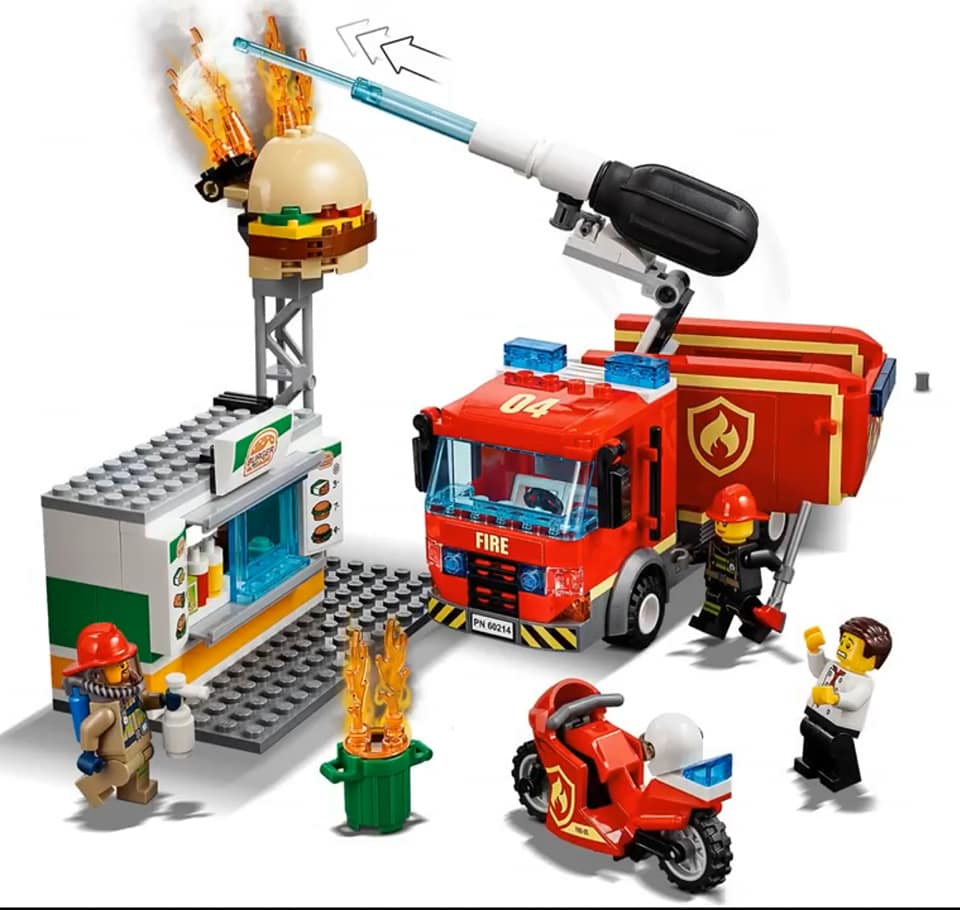 LEGO City 60214 Burger Bar Fire Rescue