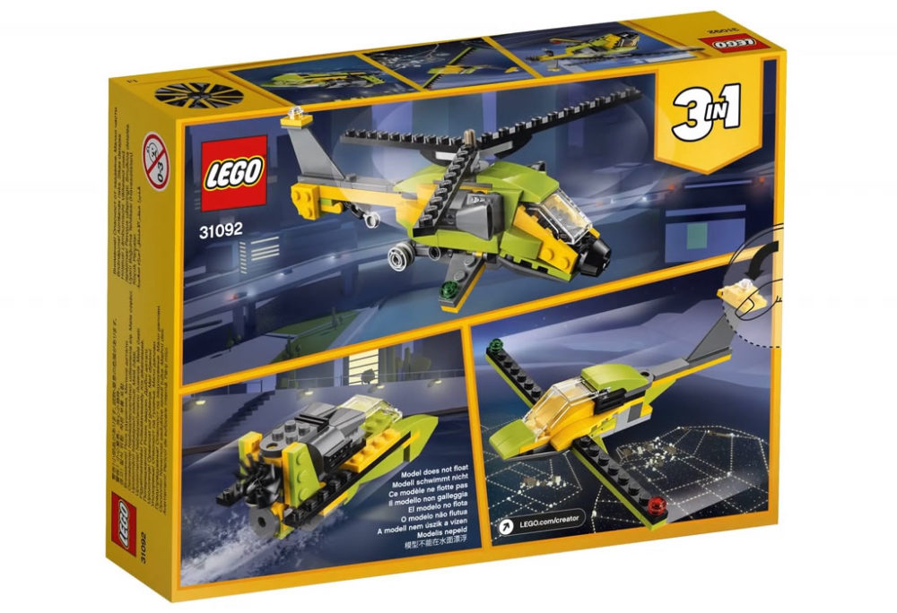 LEGO Creator 31092 Helicopter Adventure