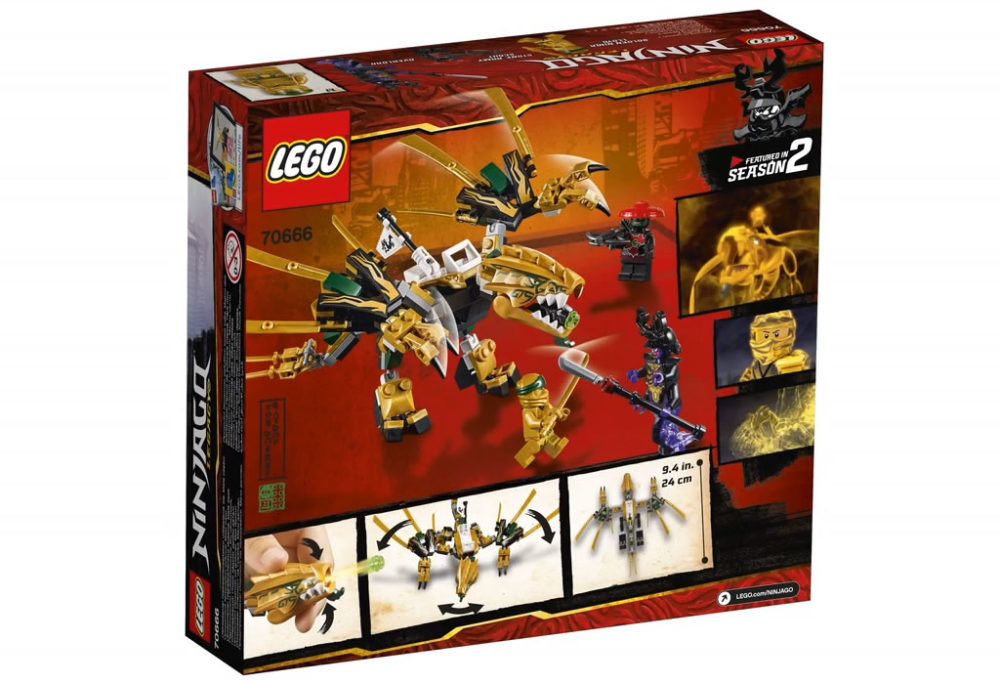 LEGO Ninjago 70666 Golden Dragon
