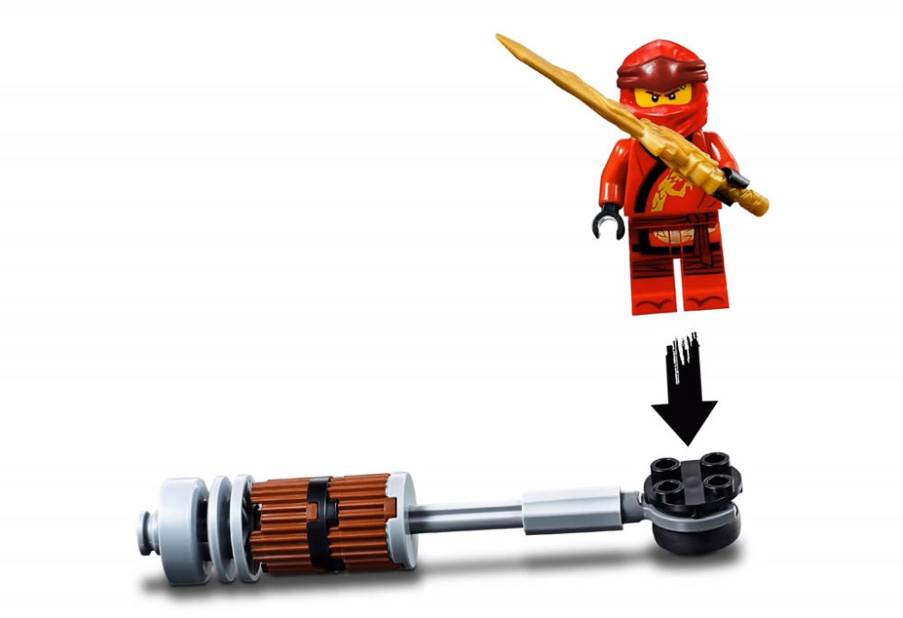 LEGO Ninjago 70667 Kai Blade Cycle Zane Snowmobile