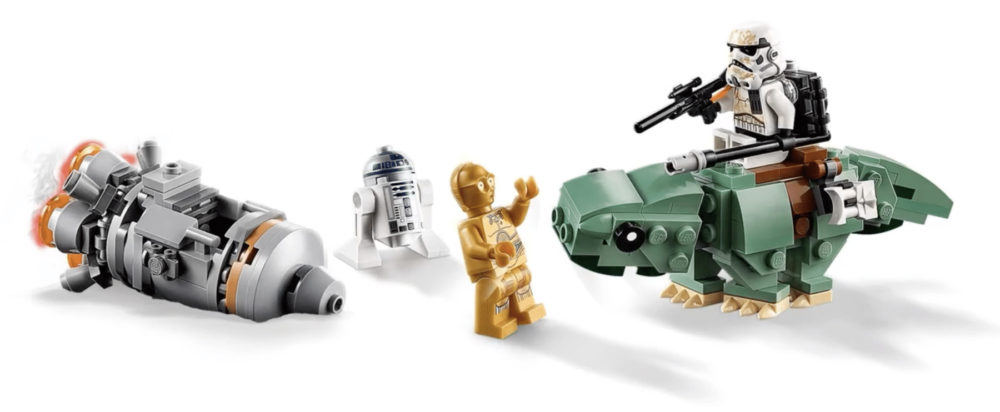 LEGO Star Wars 75228 Escape Pod vs Dewback