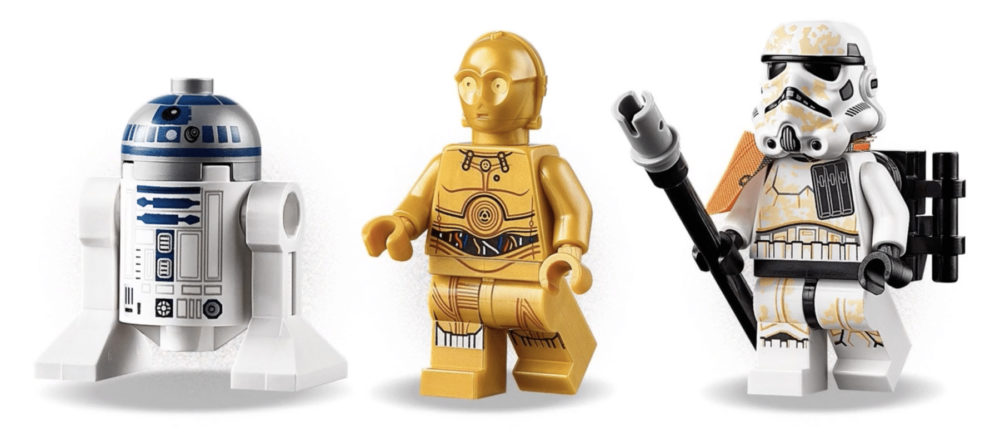 LEGO Star Wars 75228 Escape Pod vs Dewback