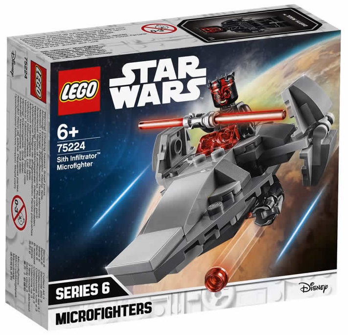 LEGO Star Wars 75224 Sith Infiltrator Microfighter