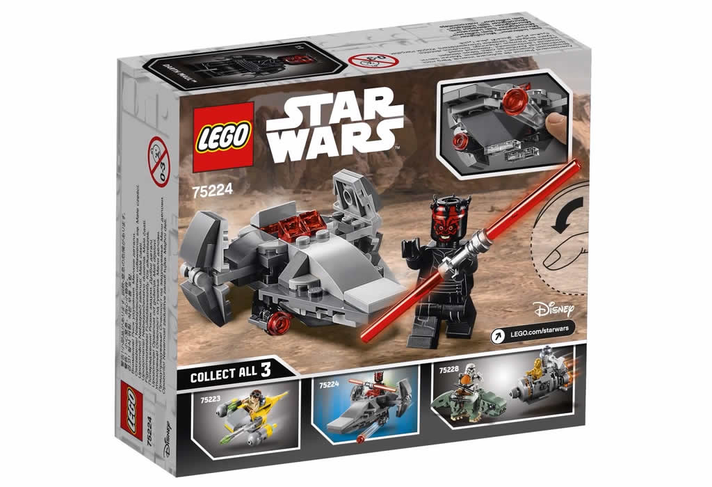LEGO Star Wars 75224 Sith Infiltrator Microfighter