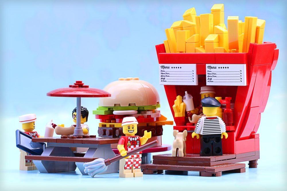 LEGO Ideas Food Stand Diners
