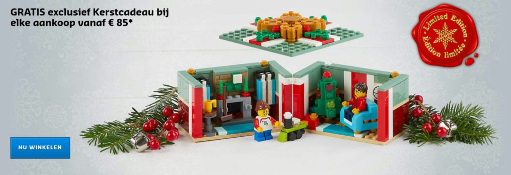LEGO 40292 Christmas Box verkrijgbaar