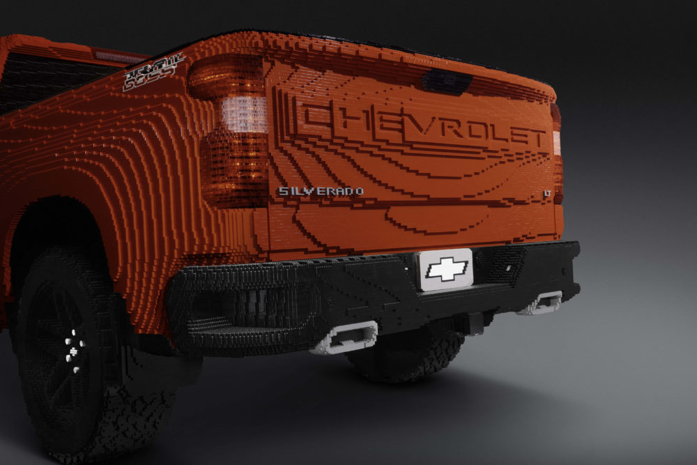 Levensgrote LEGO Silverado