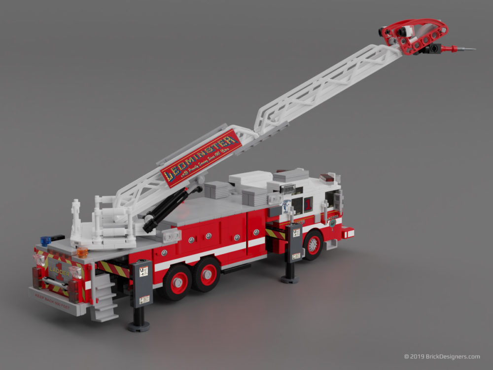 LEGO 2016 Pierce Rear Mount Aerial