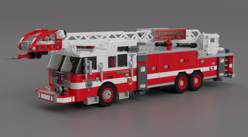 [MOC] LEGO 2016 Pierce Rear Mount Aerial – Robson M