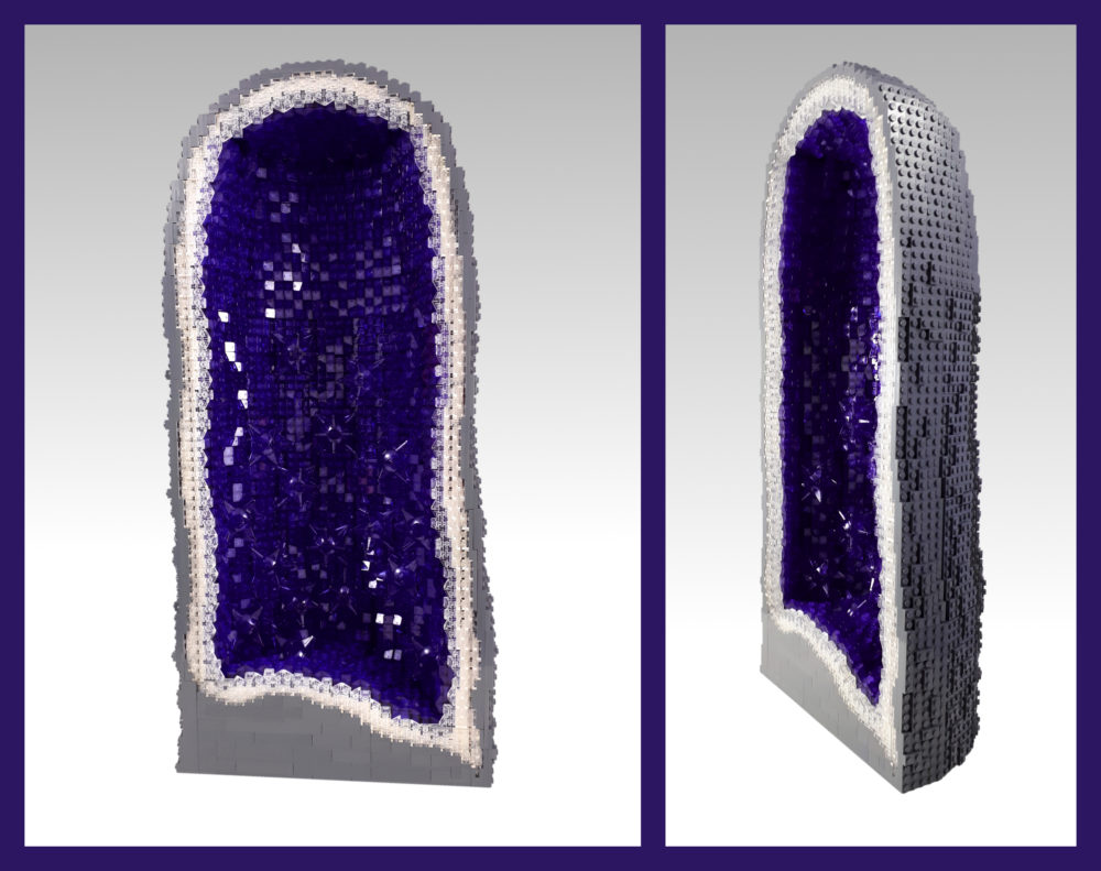 LEGO Amethyst Geode - Koen Zwanenburg