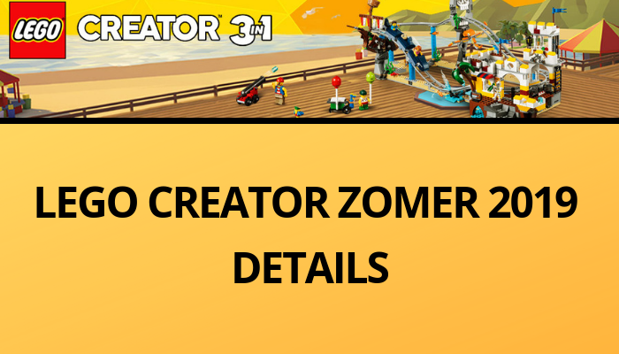 [Nieuws] Eerste LEGO Creator zomer 2019 details