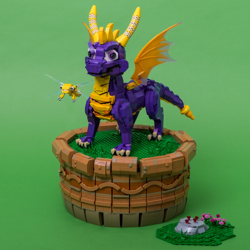 MOC LEGO Spyro The Dragon Bouwsteentjes info MOC LEGO Spyro The Dragon Bouwsteentjes info