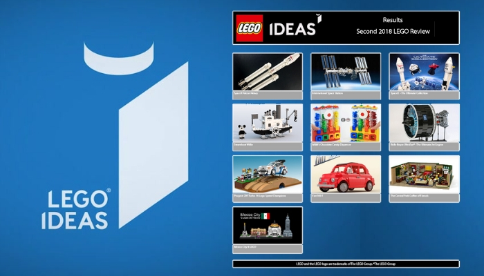 [Nieuws] Uitslag tweede LEGO Ideas review 2018