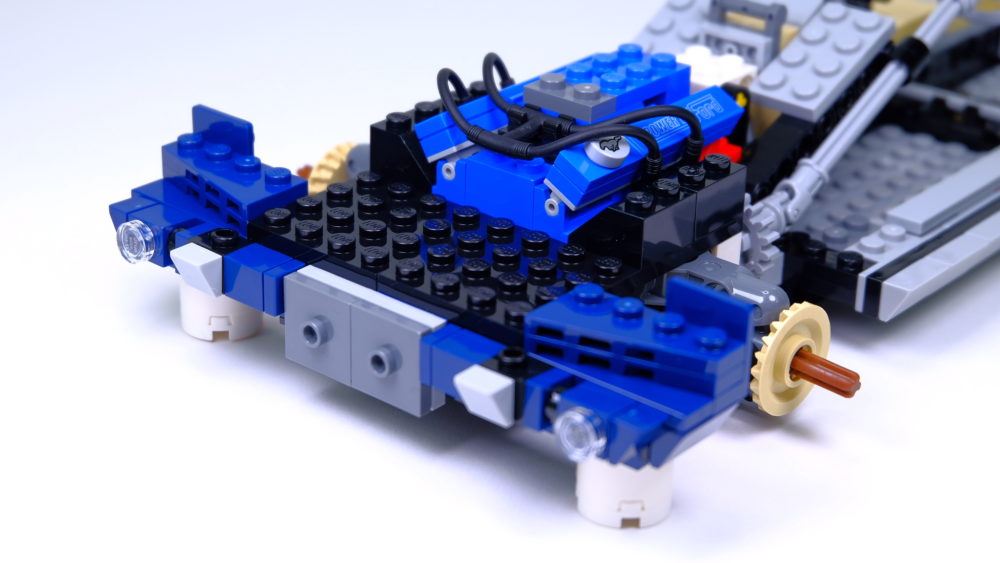 LEGO Ford Mustang - voorkant chassis