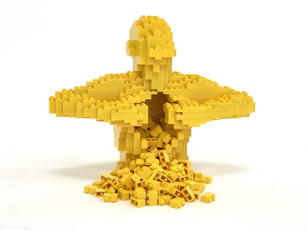 Small YELLOW by Nathan Sawaya