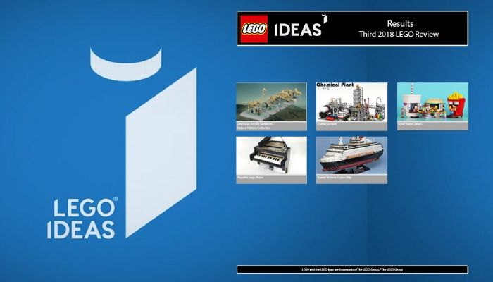 [Nieuws] Uitslag derde LEGO Ideas review 2018