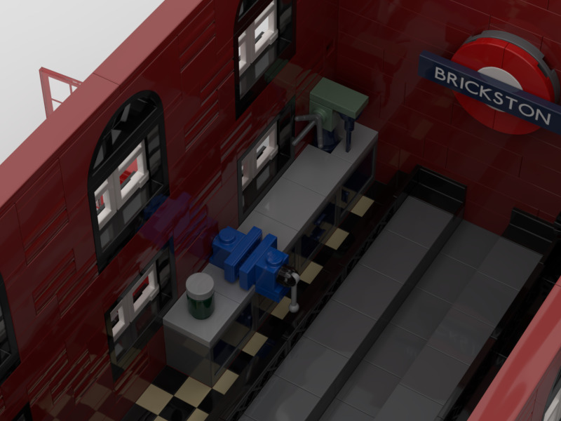 LEGO Ideas Vintage Bus Garage