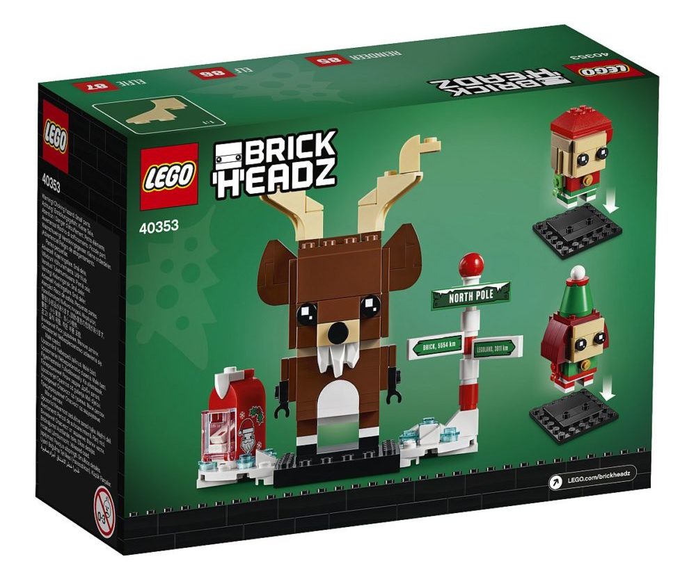 LEGO BrickHeadz 40353 Reindeer and Elves