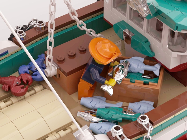LEGO Ideas The Great Fishing Boat (3)