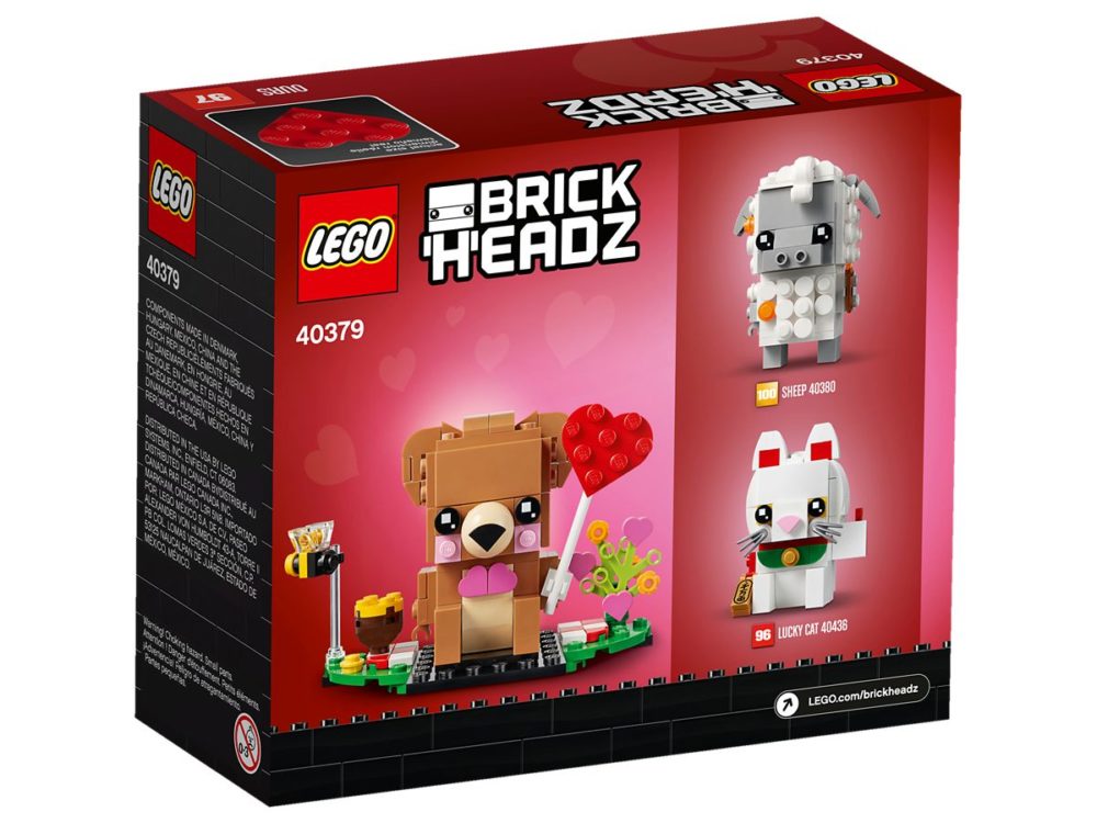 LEGO 40379 Valentine's Bear