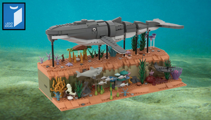 [Uitgelicht] LEGO Ideas Humpback Whale Kinetic Sculpture