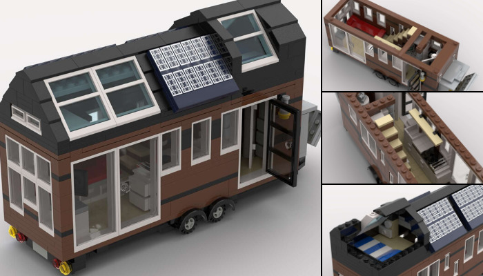 [MOC] LEGO Tiny House on Wheels – John Biemold-Oud