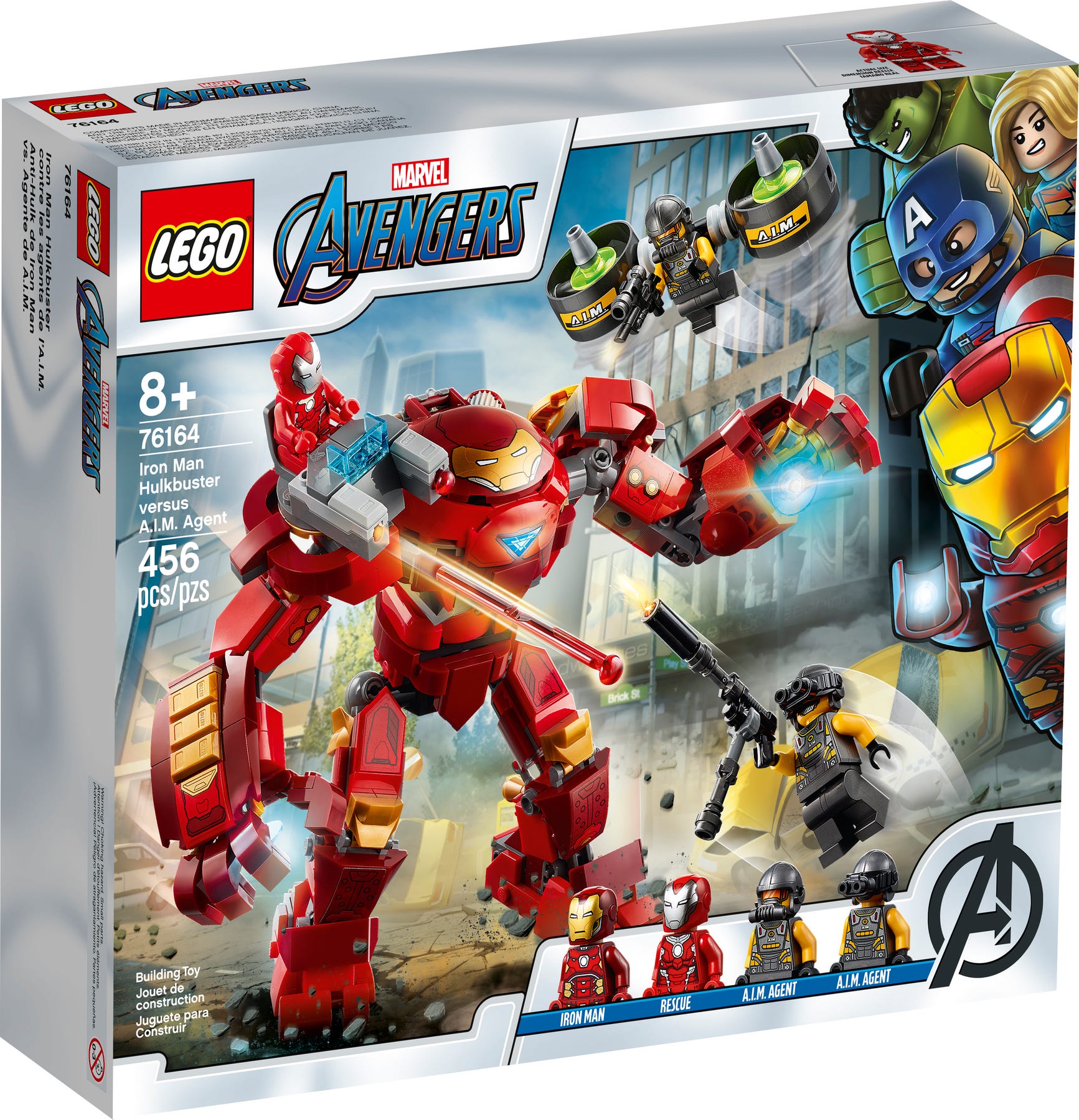 LEGO Marvel 76164 Iron Man Hulkbuster versus A.I.M. Agent (1)