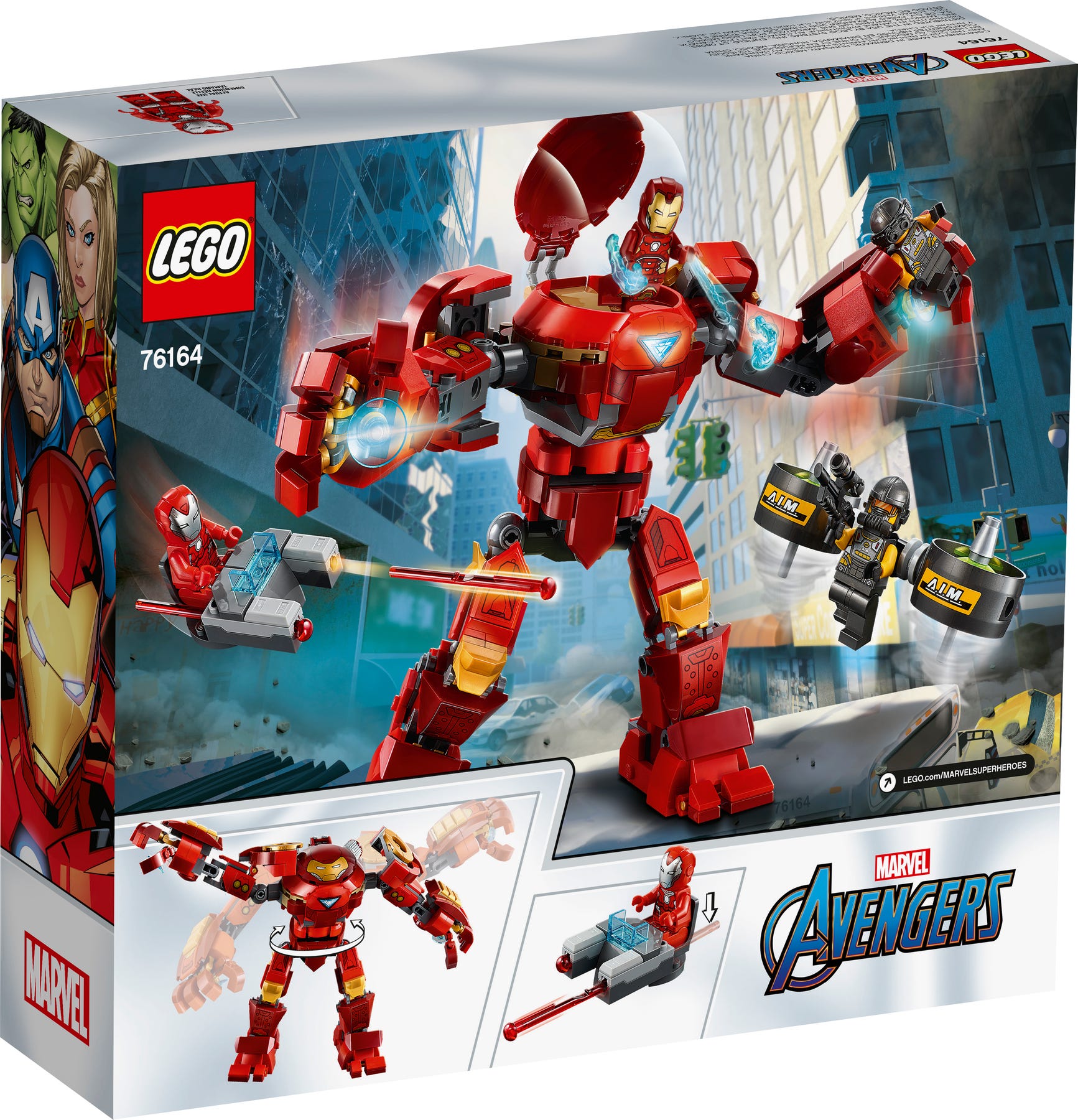 LEGO Marvel 76164 Iron Man Hulkbuster versus A.I.M. Agent (3)