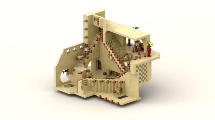 [Uitgelicht] LEGO Ideas Relativity (M. C. Escher) - Bouwsteentjes.info