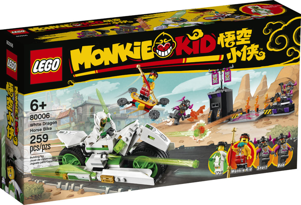 LEGO Monkie Kid 80006 White Dragon Horse Bike